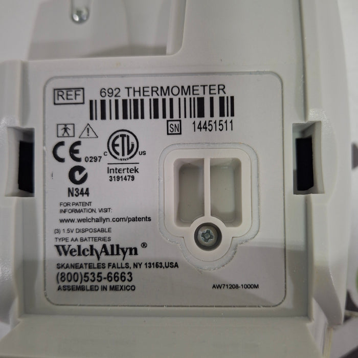 Welch Allyn SureTemp Plus 692 Thermometer