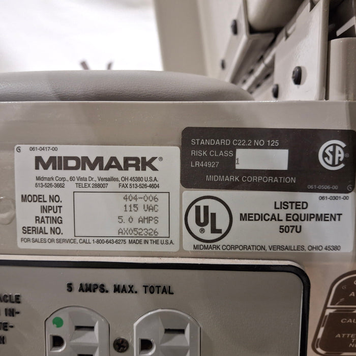 Midmark 404 Exam Table