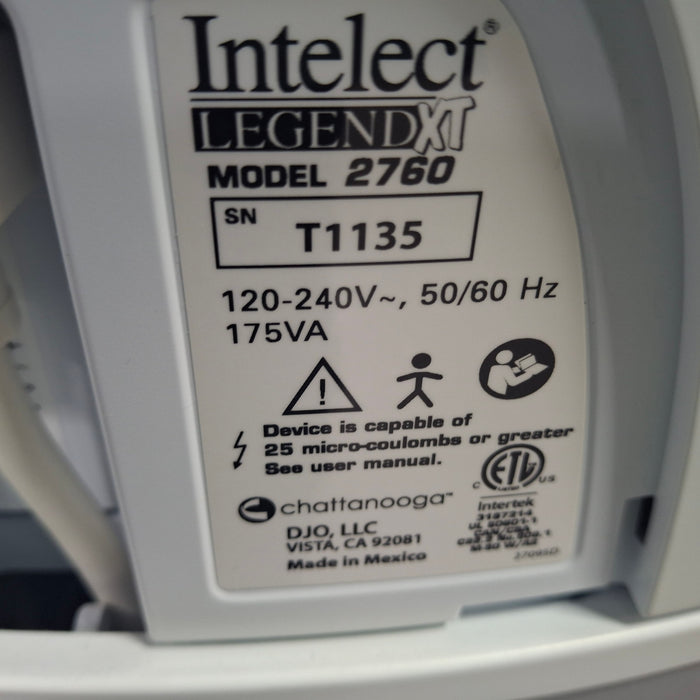 Chattanooga Group Model 2760 Intelect Legend XT