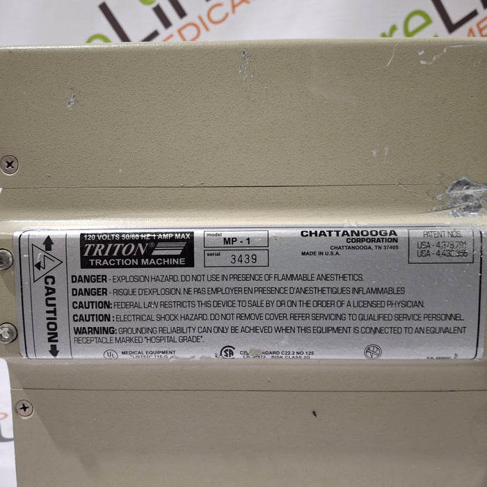 Chattanooga Group Triton MP-1 Traction Machine