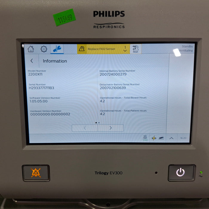 Philips Trilogy EV300 Ventilator