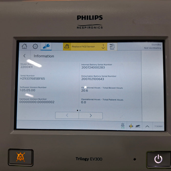 Philips Trilogy EV300 Ventilator