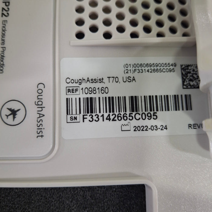 Respironics Cough Assist T70 Airway Clearance Device