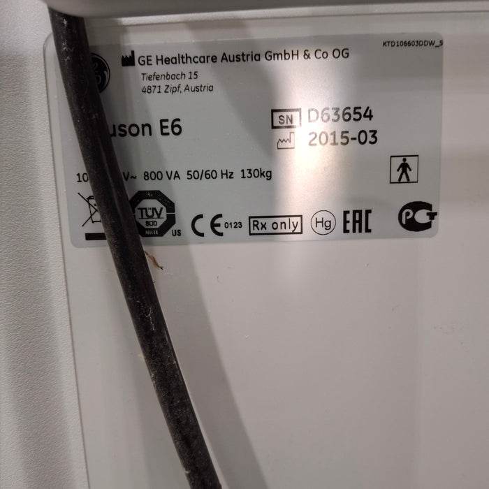 GE Healthcare Voluson E6 Ultrasound