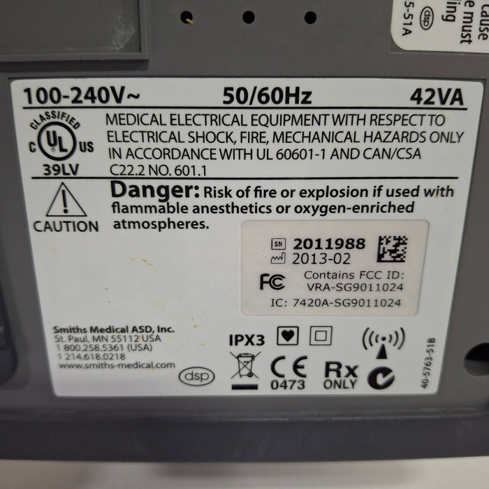 Smiths Medical Medfusion 4000 Syringe Infusion Pump