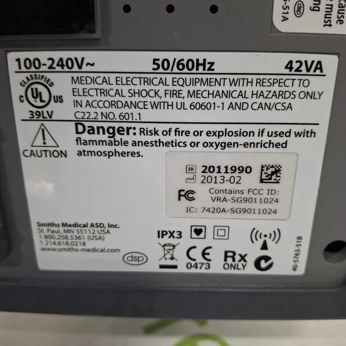 Smiths Medical Medfusion 4000 Syringe Infusion Pump