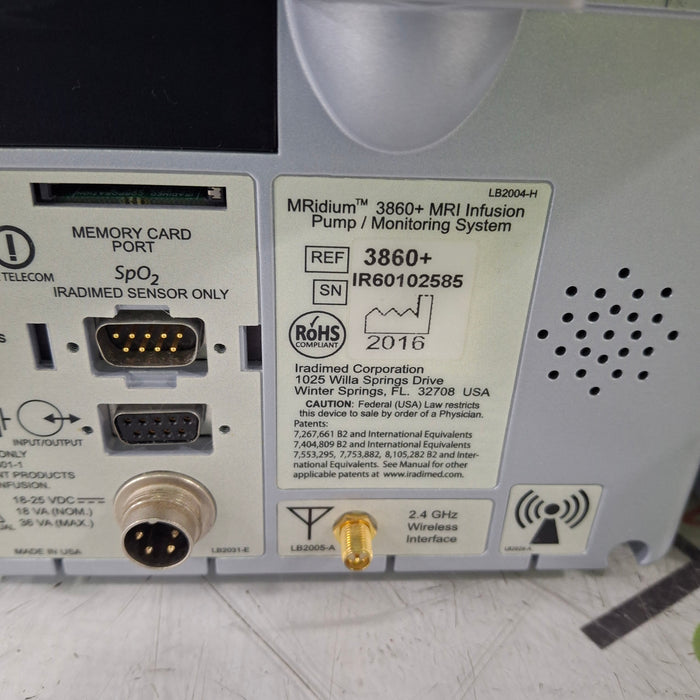 Iradimed MRidium 3860+ w/3861 MRI Infusion Pump