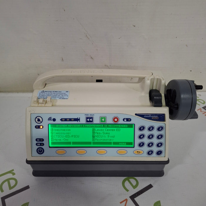 Smiths Medical Medfusion 4000 Syringe Infusion Pump