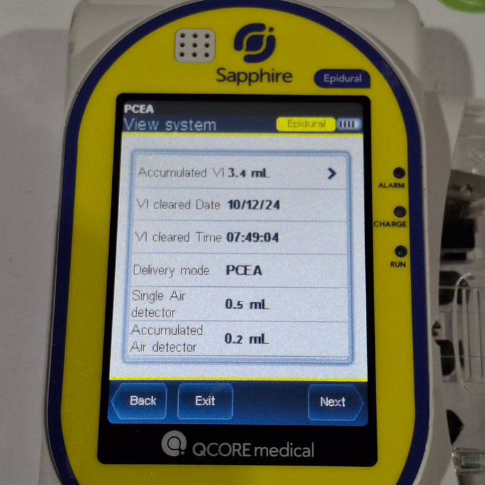 QCore Medical Sapphire Epidural Infusion Pump