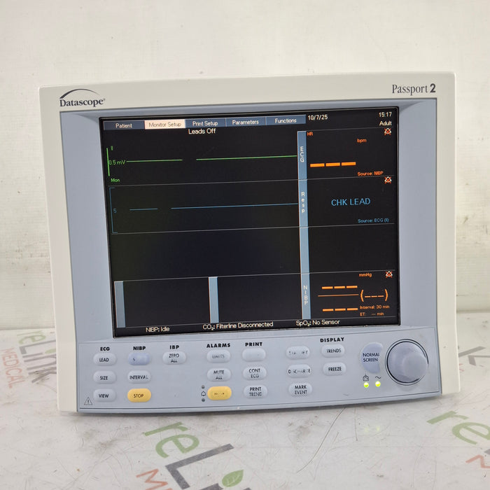 Datascope Passport 2 w/CO2 Patient Monitor