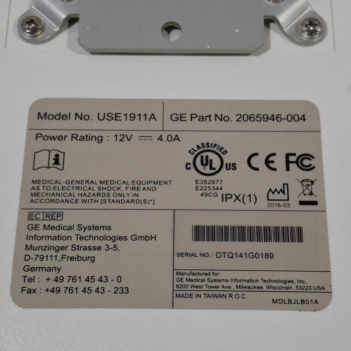 GE Healthcare USE1911A Monitor