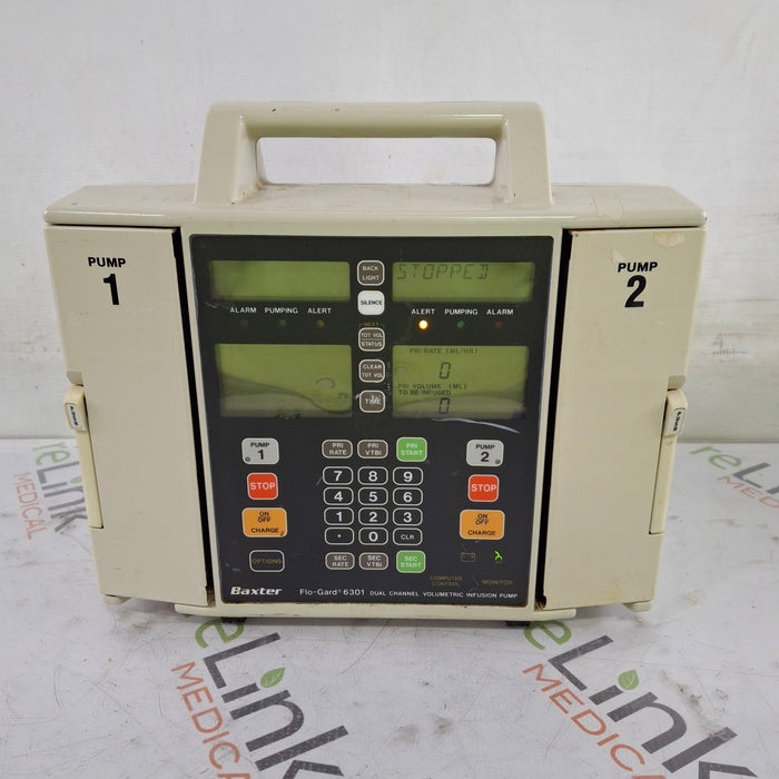Baxter Flo-Gard 6301 Dual Channel Infusion Pump