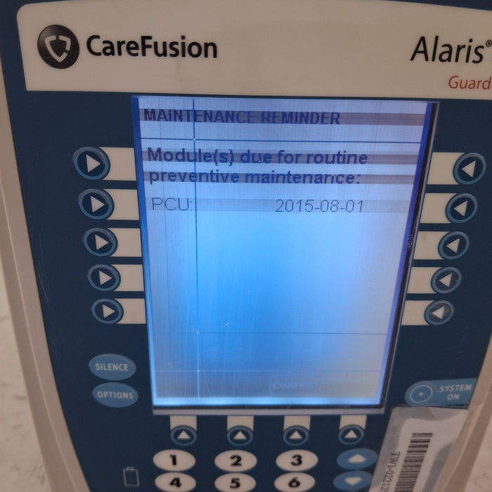 CareFusion Alaris 8015 Large Screen POC Infusion Pump