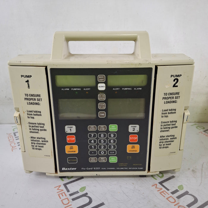 Baxter Flo-Gard 6301 Dual Channel Infusion Pump