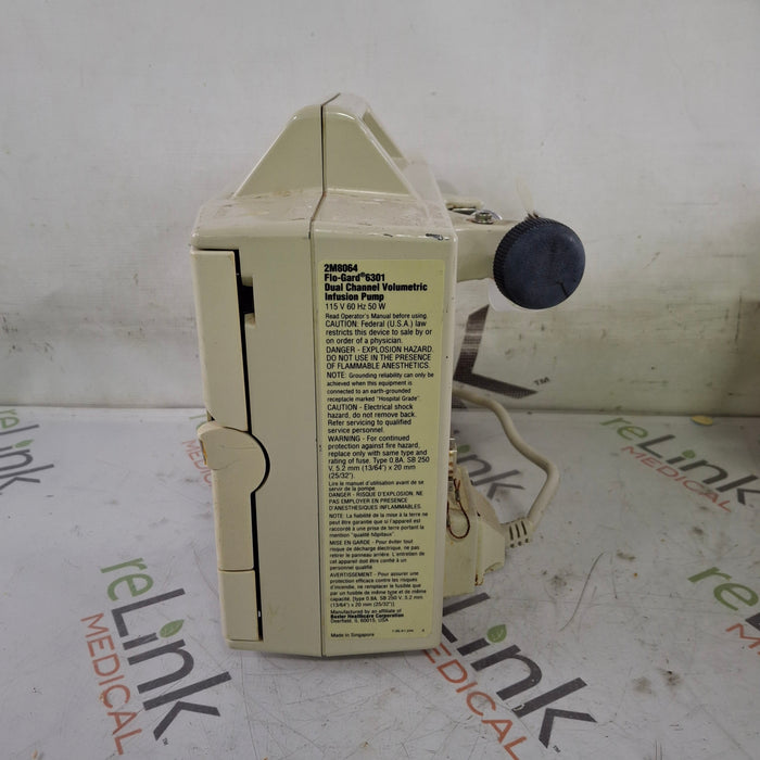 Baxter Flo-Gard 6301 Dual Channel Infusion Pump