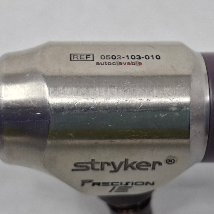 Stryker 502-103-010 Precision Ideal Eyes 0° Autoclavable Laparoscope, 10mm