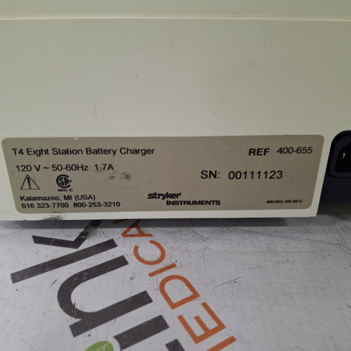 Stryker 400-655 T4 Eight Station Battery Charger