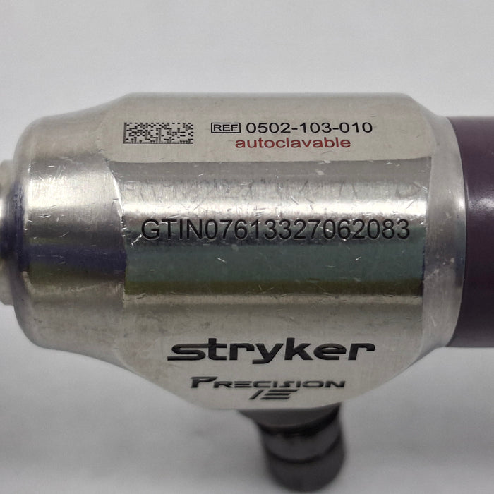 Stryker 502-103-010 Precision Ideal Eyes 0° Autoclavable Laparoscope, 10mm