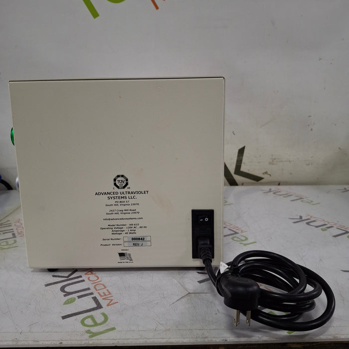 Advanced Ultraviolet Systems LLC KR-615 Disinfection Device