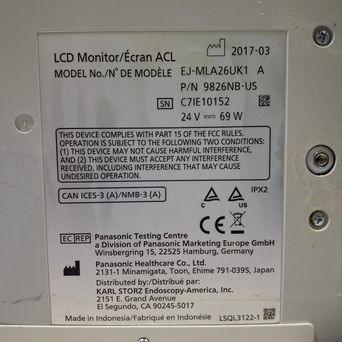 Karl Storz EJ-MLA26UK1 26" LED Surgical Display