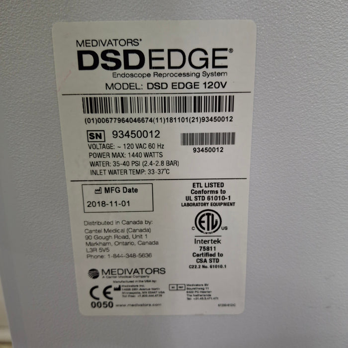 Medivators DSD Edge Endoscope Reprocessor