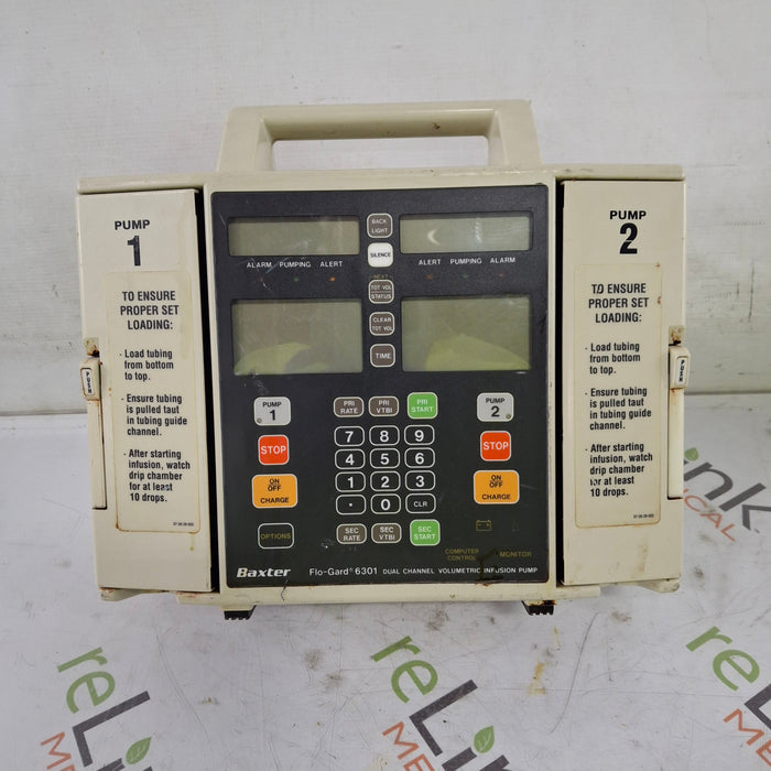 Baxter Flo-Gard 6301 Dual Channel Infusion Pump