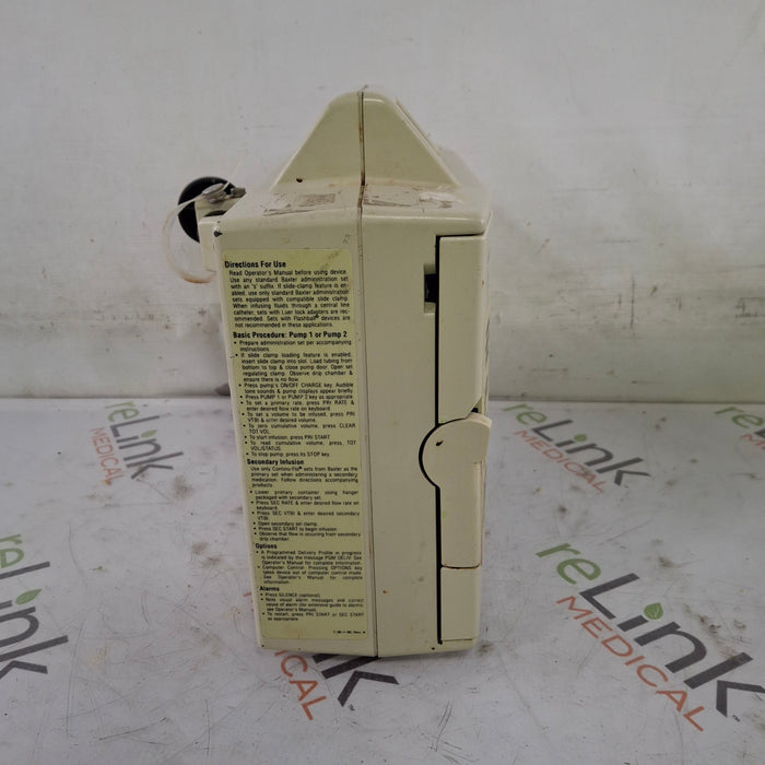 Baxter Flo-Gard 6301 Dual Channel Infusion Pump