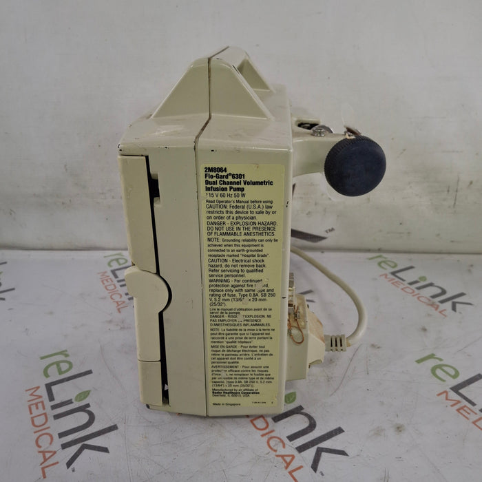 Baxter Flo-Gard 6301 Dual Channel Infusion Pump