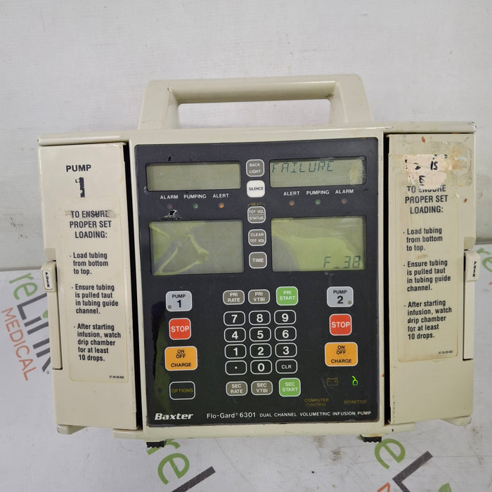 Baxter Flo-Gard 6301 Dual Channel Infusion Pump