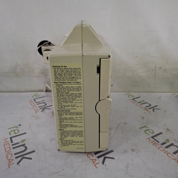 Baxter Flo-Gard 6301 Dual Channel Infusion Pump