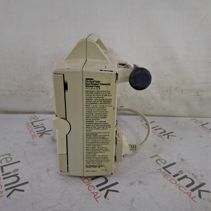 Baxter Flo-Gard 6301 Dual Channel Infusion Pump