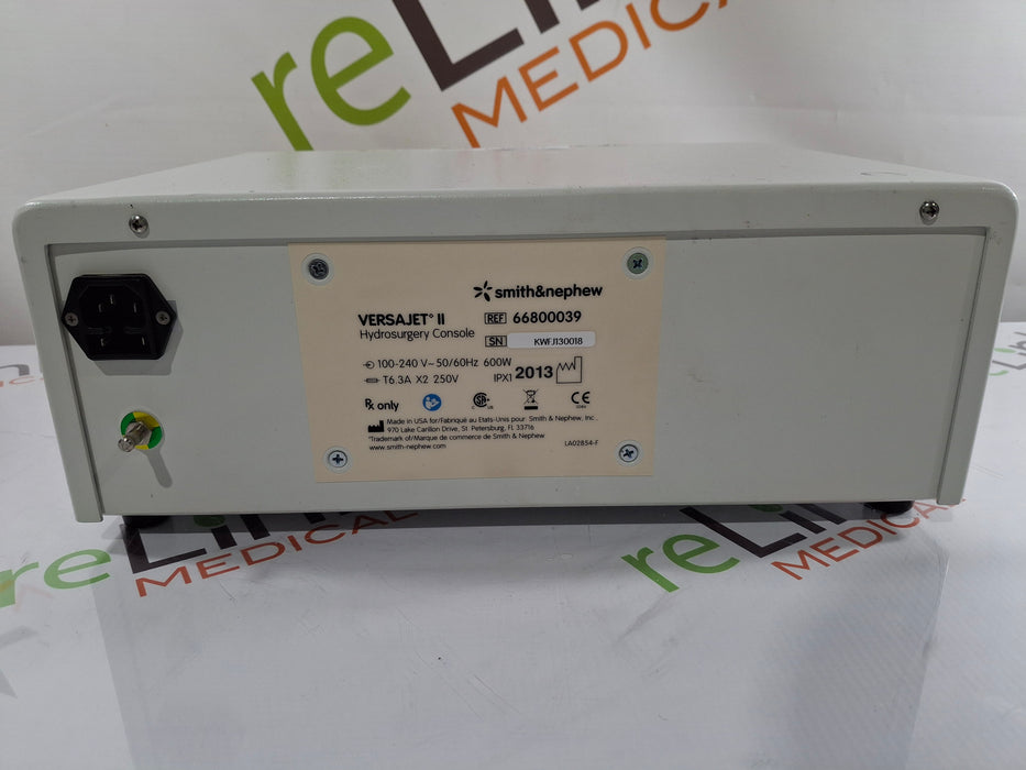 Smith & Nephew Versajet II Hydrosurgery Console