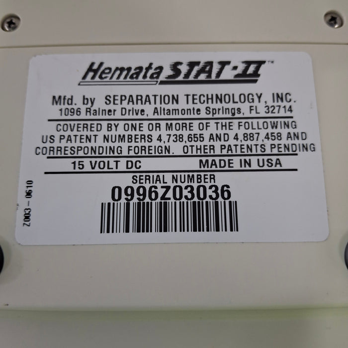 EKF Diagnostics HemataStat-II Hematocrit Centrifuge