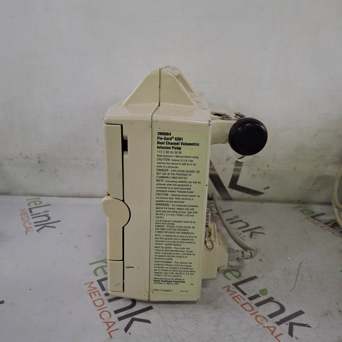 Baxter Flo-Gard 6301 Dual Channel Infusion Pump