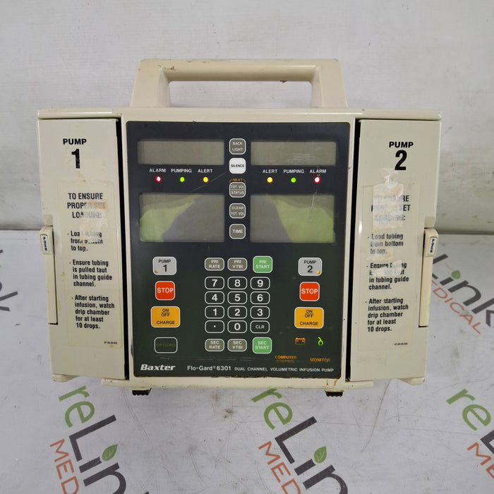 Baxter Flo-Gard 6301 Dual Channel Infusion Pump