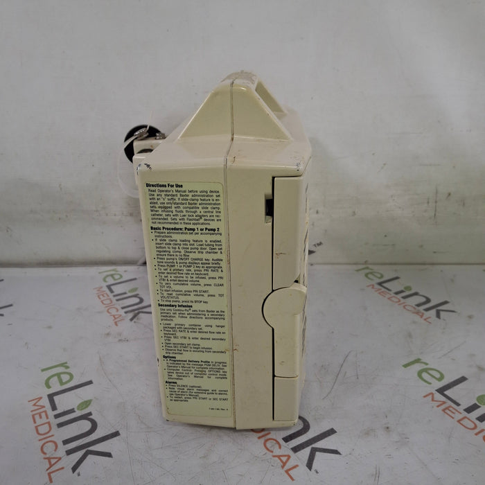 Baxter Flo-Gard 6301 Dual Channel Infusion Pump