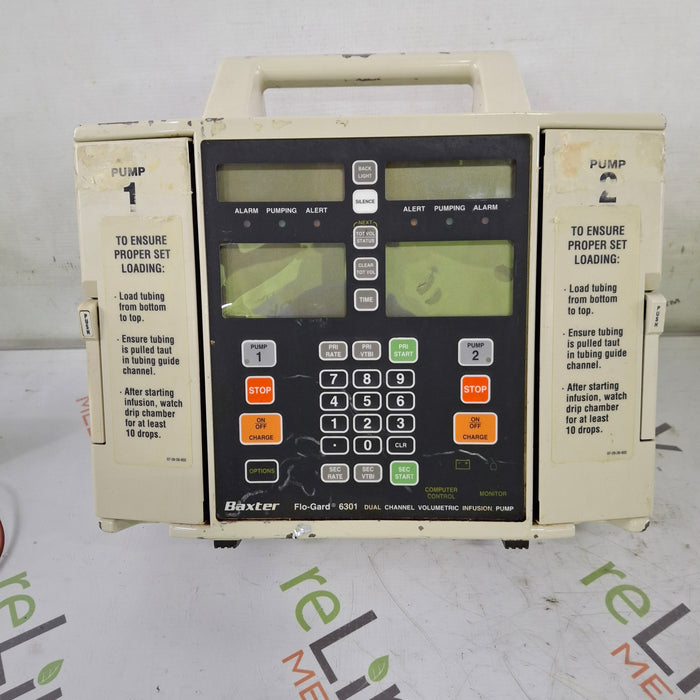 Baxter Flo-Gard 6301 Dual Channel Infusion Pump