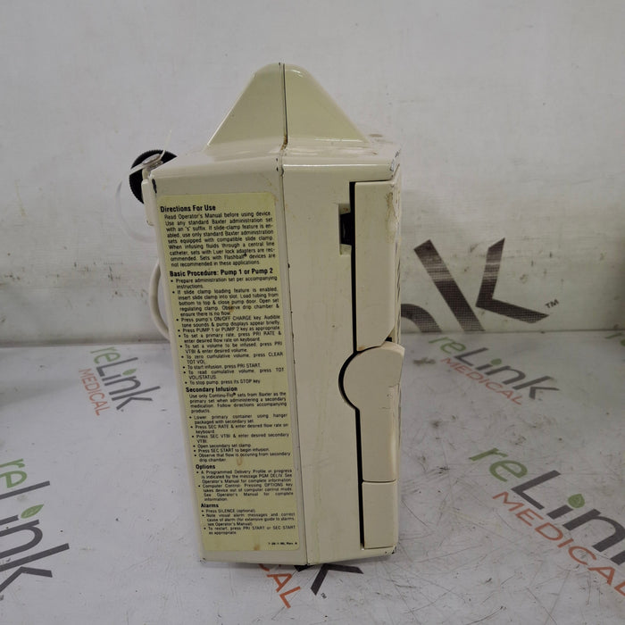 Baxter Flo-Gard 6301 Dual Channel Infusion Pump