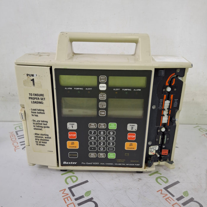 Baxter Flo-Gard 6301 Dual Channel Infusion Pump