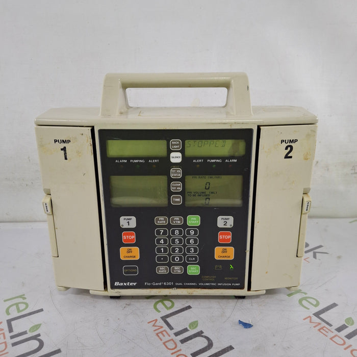 Baxter Flo-Gard 6301 Dual Channel Infusion Pump
