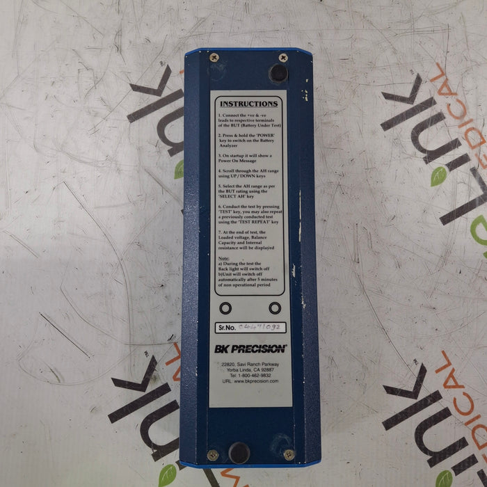 B-K Medical Precision 601 Battery Capacity Analyzer