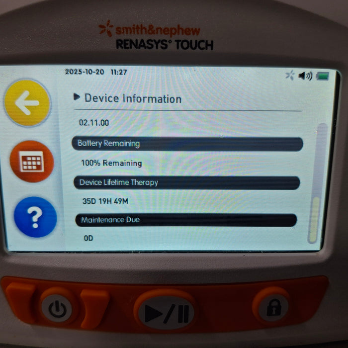 Smith & Nephew Renasys Touch Negative Pressure Wound Therapy System