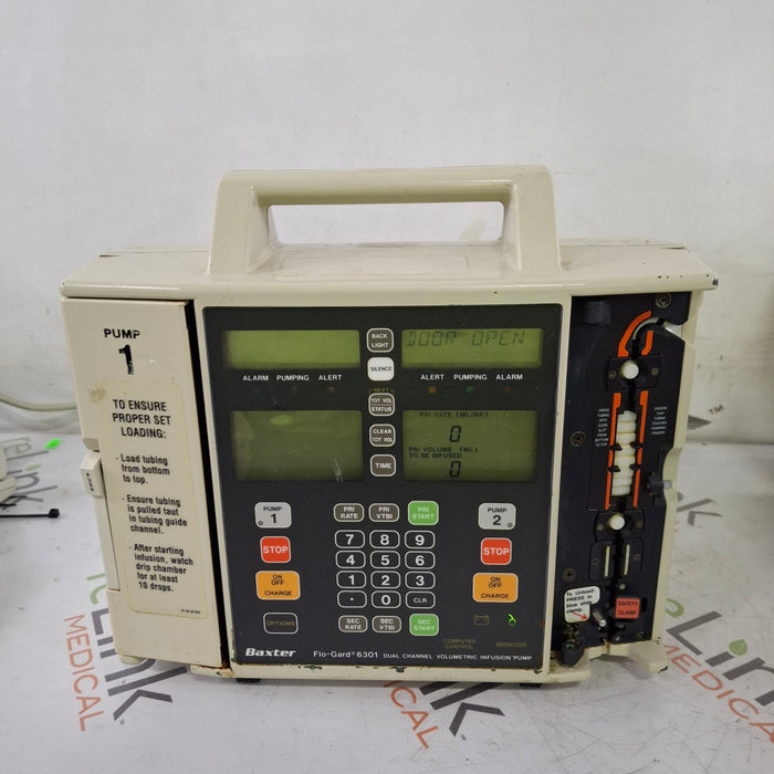Baxter Flo-Gard 6301 Dual Channel Infusion Pump