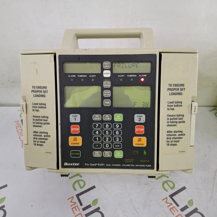 Baxter Flo-Gard 6301 Dual Channel Infusion Pump