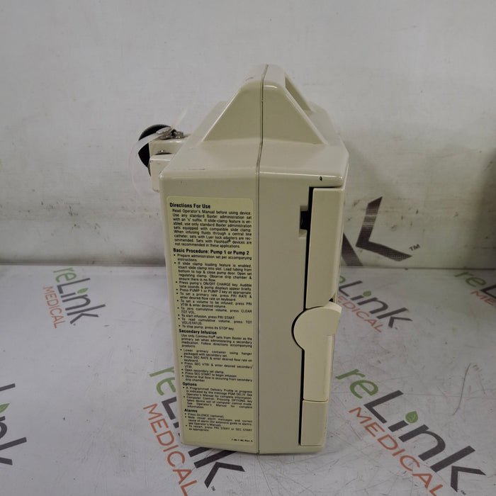 Baxter Flo-Gard 6301 Dual Channel Infusion Pump