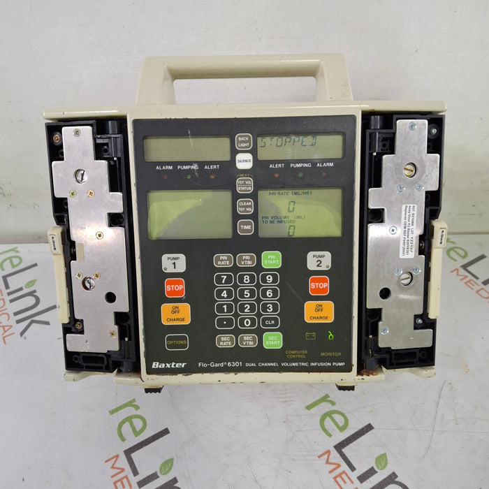 Baxter Flo-Gard 6301 Dual Channel Infusion Pump