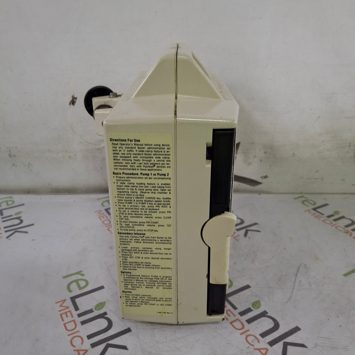 Baxter Flo-Gard 6301 Dual Channel Infusion Pump