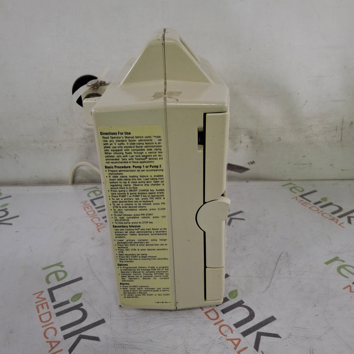 Baxter Flo-Gard 6301 Dual Channel Infusion Pump