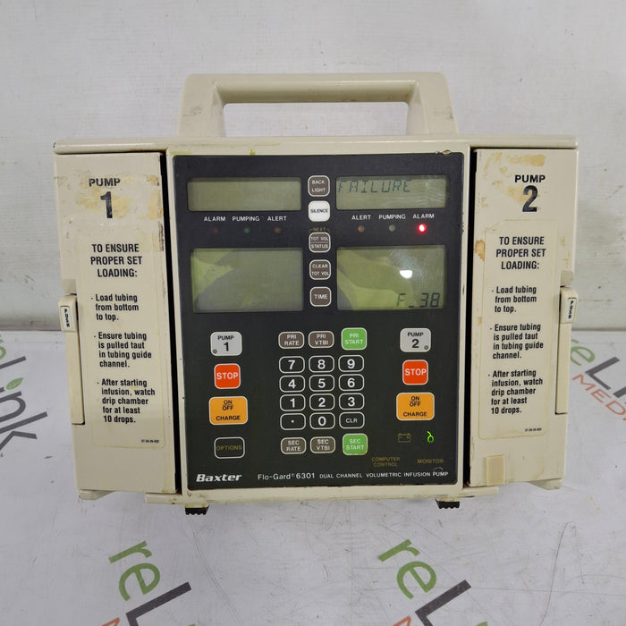 Baxter Flo-Gard 6301 Dual Channel Infusion Pump