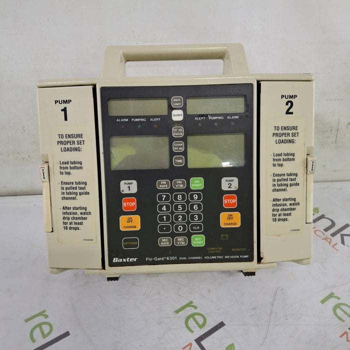 Baxter Flo-Gard 6301 Dual Channel Infusion Pump